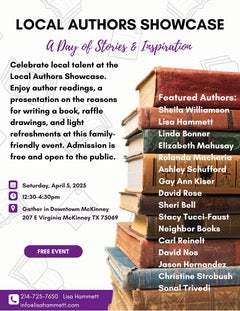 Introducing: McKinney Local Author's Showcase!
